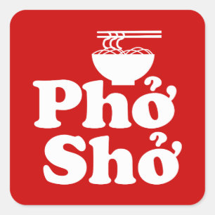 Phở Shở Square Sticker
