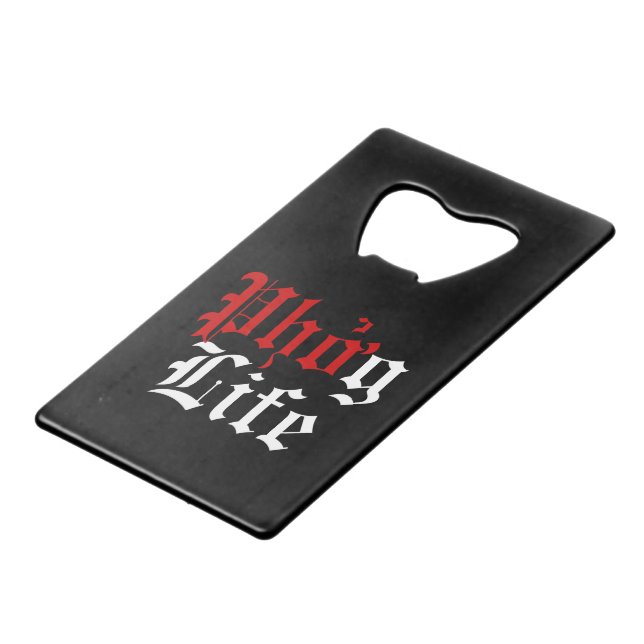 Phởg Life Credit Card Bottle Opener (Front Angled)