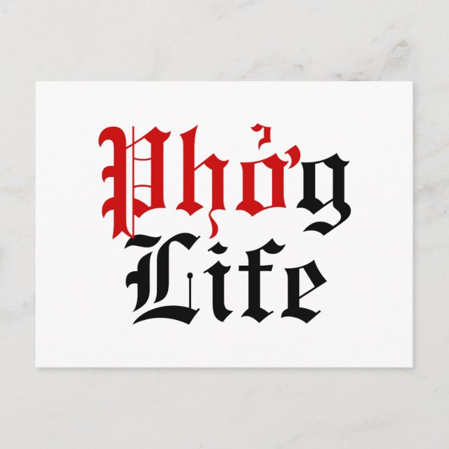 Phởg Life Postcard (Front)