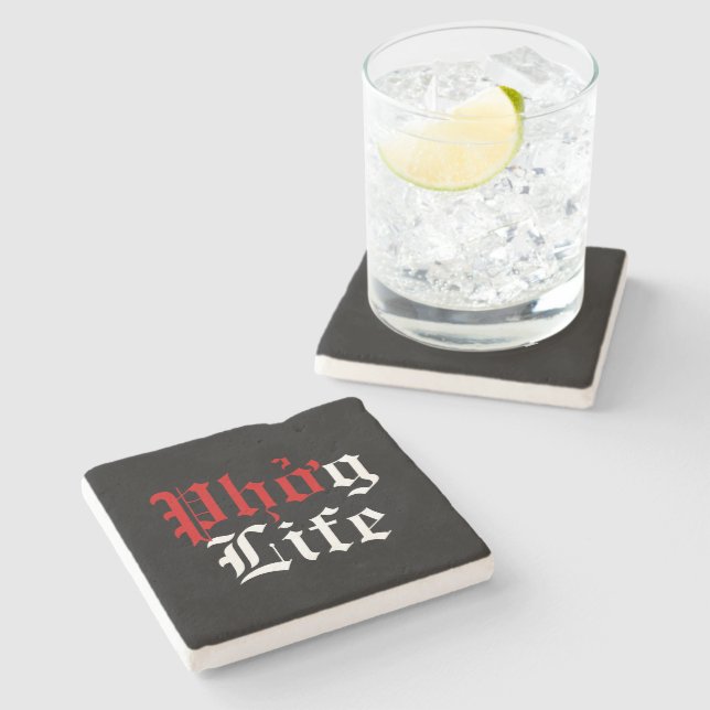 Phởg Life Stone Coaster (Side)