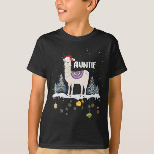 Ph Auntie Llama Christmas Matching Family Pajama C T-Shirt