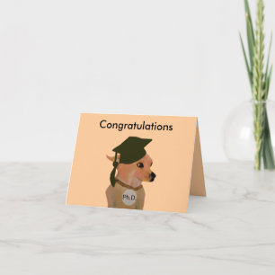 Ph.D. Graduation Card