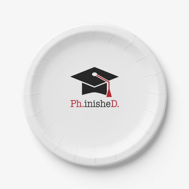 ph.inishe.d paper plate (Front)