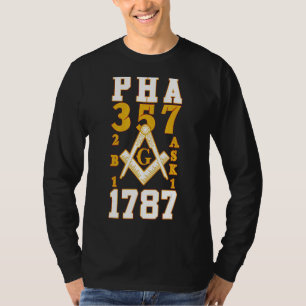 Pha 357 Mason 1987 2b1ask1 Compass Square Father's T-Shirt