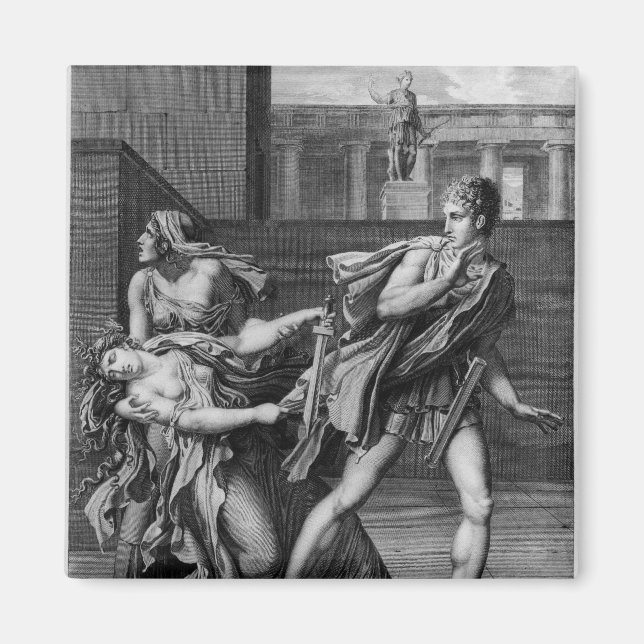 Phaedra, Oenone and Hippolytus Magnet (Front)