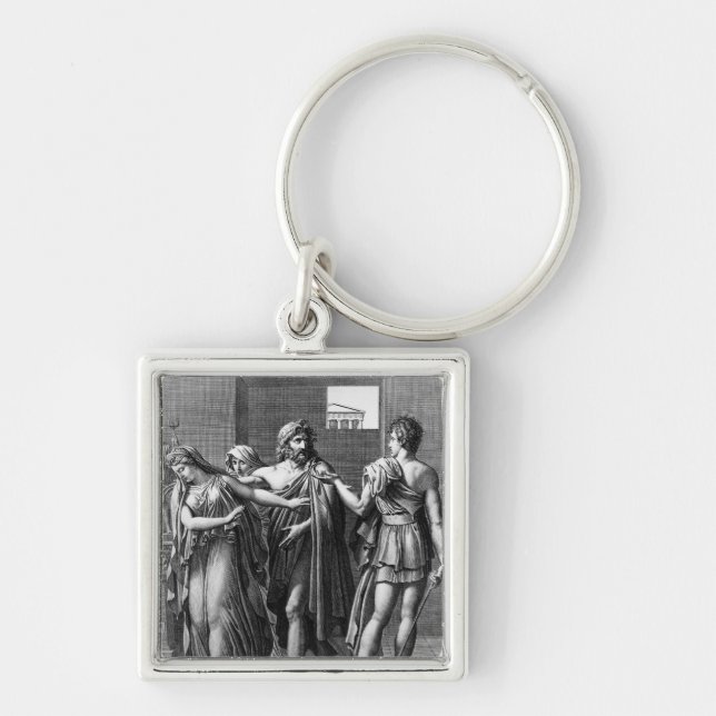 Phaedra, Theseus and Hippolytus Keychain (Front)