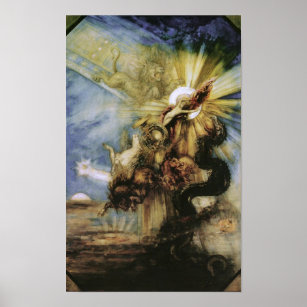Phaeton, Gustave Moreau Poster