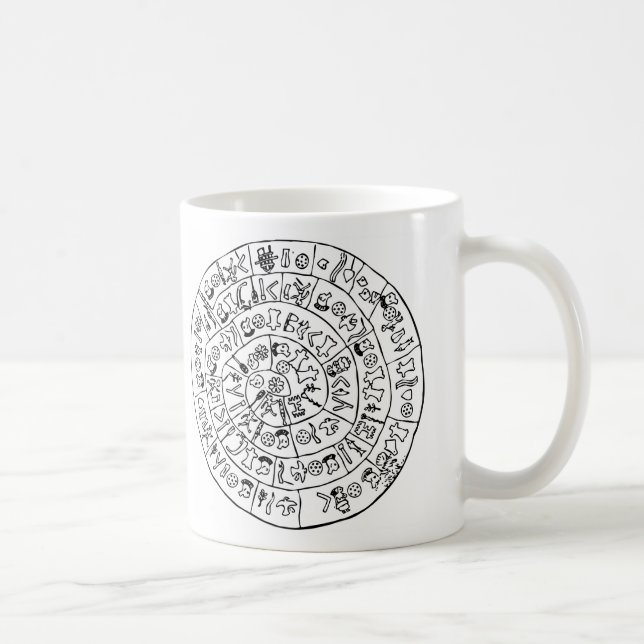 Phaistos disc coffee mug (Right)