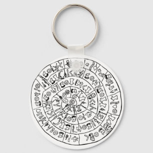 Phaistos disc keychain