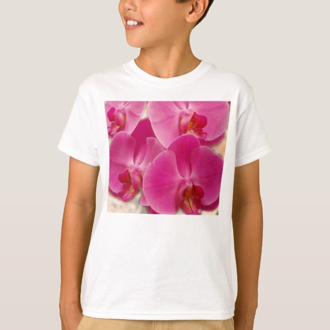 Phalaenopsis orchid - T-shirt - Customized (Front)