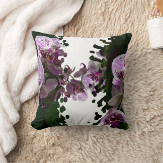 Phalaenopsis Throw Pillow