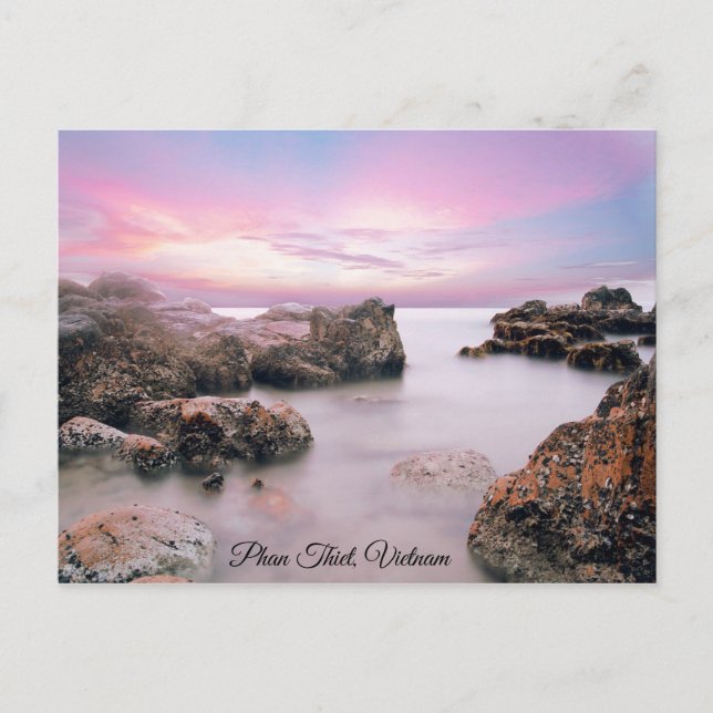 Phan Thiet, Vietnam coastal port Photo Postcard (Front)