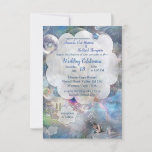 Phantasmagoria Fantasy Wedding Thank You Card