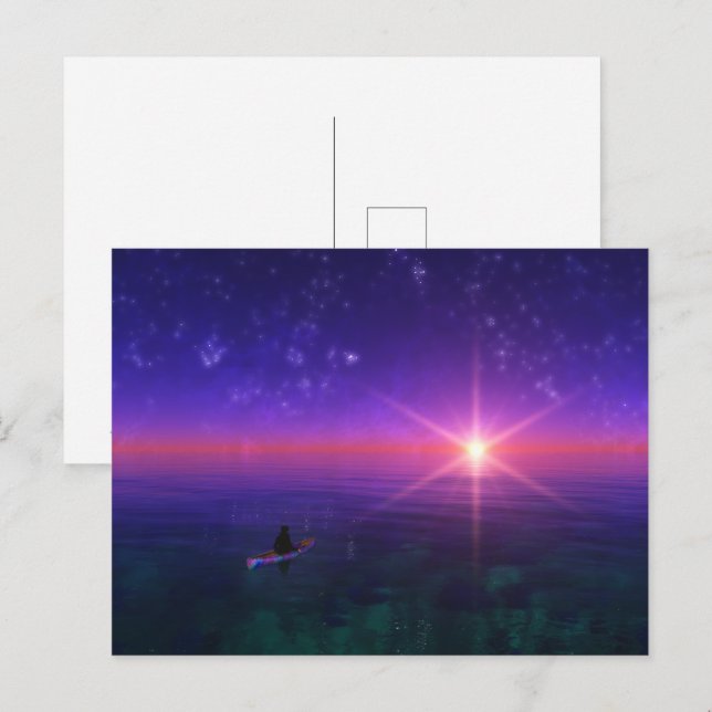 Phantastes : Carte postale de la mer (Devant / Derrière)