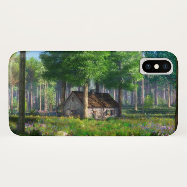 Phantastes : Le coque iphone du chalet forestier (Dos (Horizontal))