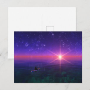 Phantastes: On the Sea Postcard