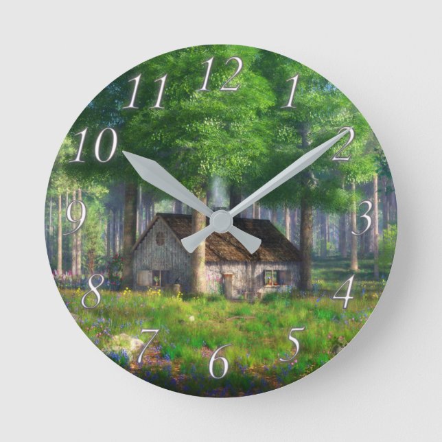Phantastes: The Forest Cottage Clock (Front)