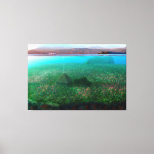 Phantastes: The Island Cottage Canvas Print