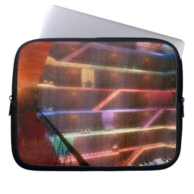 Phantastes: The Palace Library Laptop Sleeve (Front)