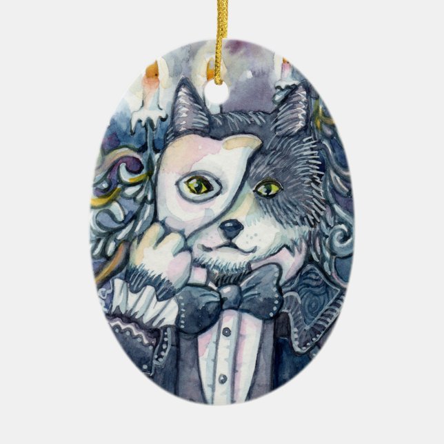 Phantom Ceramic Ornament (Front)