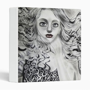 Phantom Girl Drawing Binder