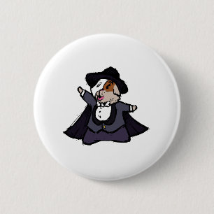Phantom of the Opera Guinea Pig 2 Inch Round Button