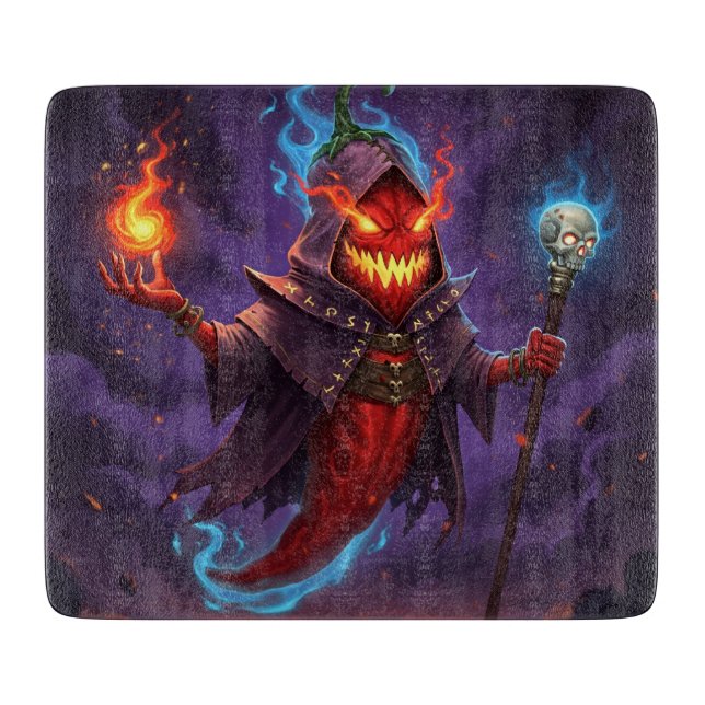 Phantom Pepper Cutting Board (Front)