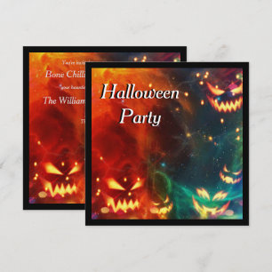 Phantom Pumpkins Halloween Party Invitation