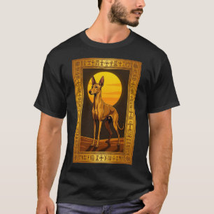 Pharaoh Hound Ancient Egyptian King Portrait  T-Shirt