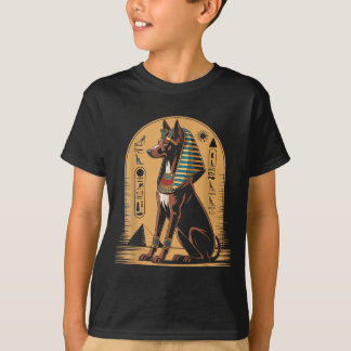 Pharaoh Hound Ancient Egyptian King Portrait  T-Shirt