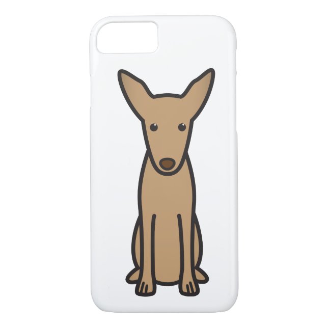 Pharaoh Hound Dog Cartoon Case-Mate iPhone Case (Back)