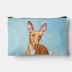 Pharaoh Hound Painting Chestnut Original Dog Art Accessory Pouch