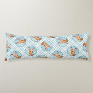 Pharaoh Hound Painting Chestnut Original Dog Art Body Pillow