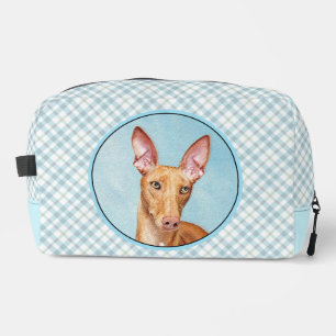 Pharaoh Hound Painting Chestnut Original Dog Art Dopp Kit