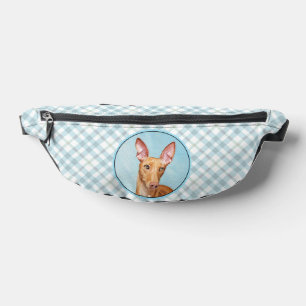 Pharaoh Hound Painting Chestnut Original Dog Art Fanny Pack