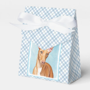 Pharaoh Hound Painting - Cute Original Dog Art Favor Box