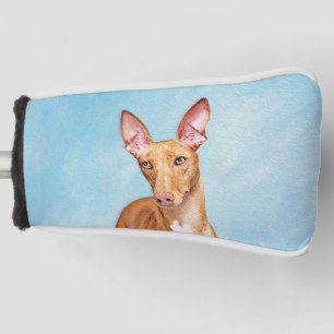 Pharaoh Hound Painting - Cute Original Dog Art Golf Head Cover
