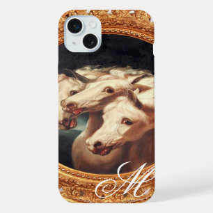 Pharaoh’s Chariot Horses Monogram iPhone 15 Plus Case