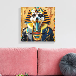PHARAOH TUT-MEERKAT 2 CANVAS PRINT