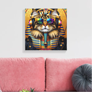 PHARAOH TUT-PERSIAN CAT 3 CANVAS PRINT