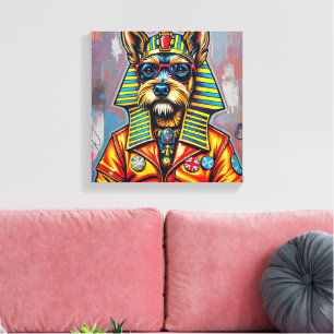 PHARAOH TUT-YORKSHIRE TERRIER 4 CANVAS PRINT