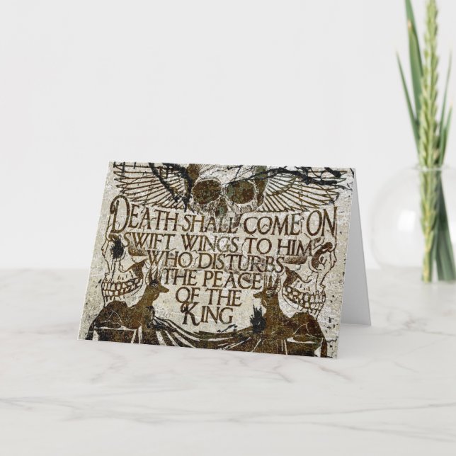 Pharaoh's Curse Card (Front)