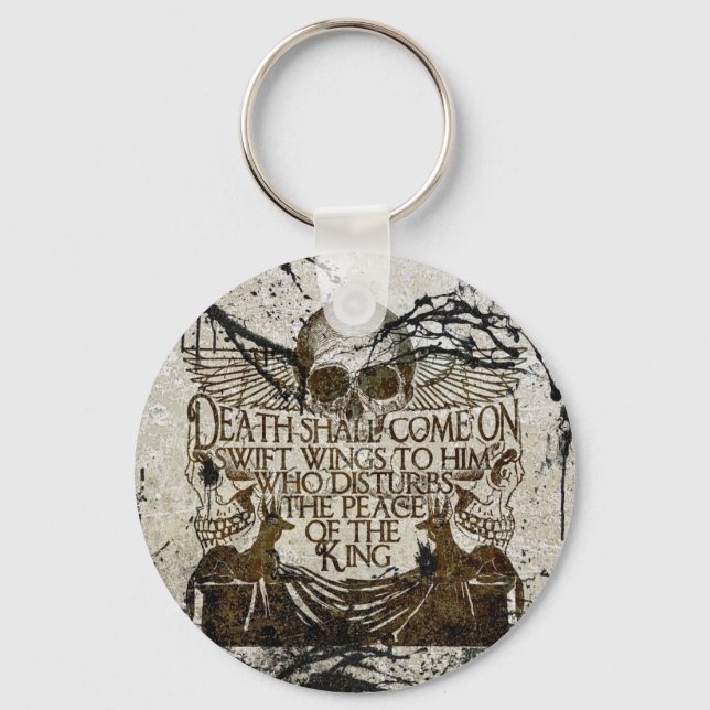 Pharaoh's Curse Keychain (Front)