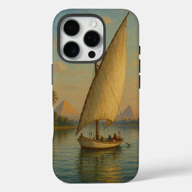 Pharaon du Nil - Ancien coque iphone égyptien (Verso)
