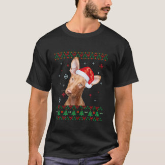 Pharaon Hound Noël Père Noël laide Sweat Chien T S
