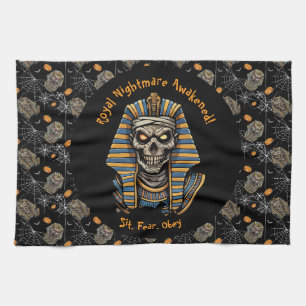 🖤 Pharaon Noir Mummy Serviette de cuisine 🎃