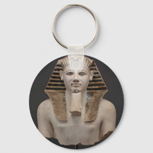 Pharaonic Key Medallion Keychain