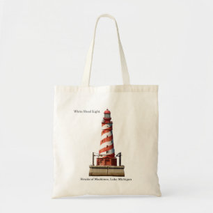 Phare blanc Shoal sac fourre-tout coupé
