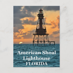 Phare d'American Shoal, Floride Carte postale