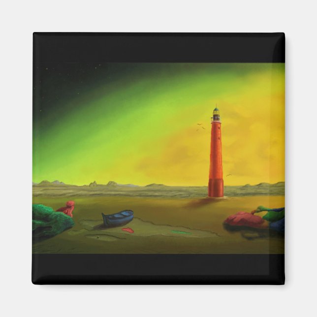 Phare dans un aimant paysage de Barren (Devant)